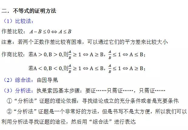 高中数学定义、定理、公式、结论、方法，最全面最靠谱，快收藏