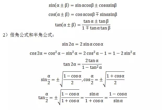 高中数学定义、定理、公式、结论、方法，最全面最靠谱，快收藏