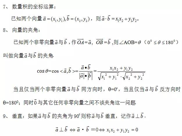 高中数学定义、定理、公式、结论、方法，最全面最靠谱，快收藏