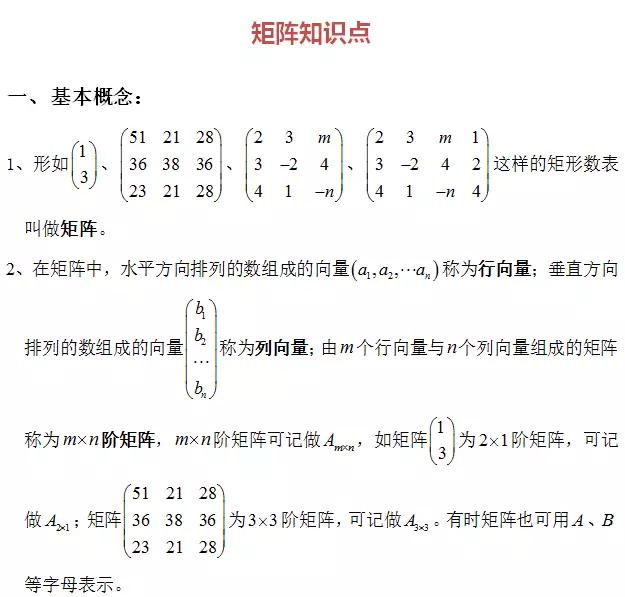 高中数学定义、定理、公式、结论、方法，最全面最靠谱，快收藏