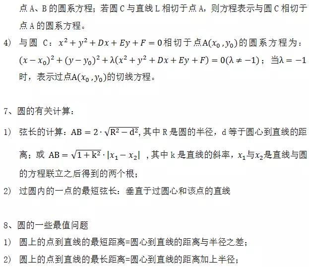 高中数学定义、定理、公式、结论、方法，最全面最靠谱，快收藏