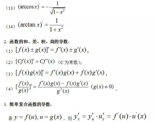 高中数学定义、定理、公式、结论、方法，最全面最靠谱，快收藏