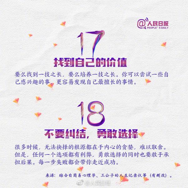 人民日报推荐的18种自我管理方法