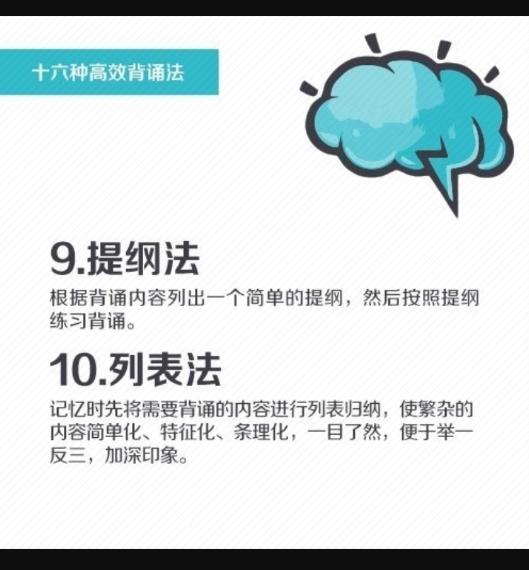 “超强记忆力”养成记——16种高效背诵法，助你练就最强大脑！