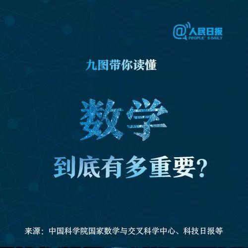 人民日报：数学为什么如此重要？