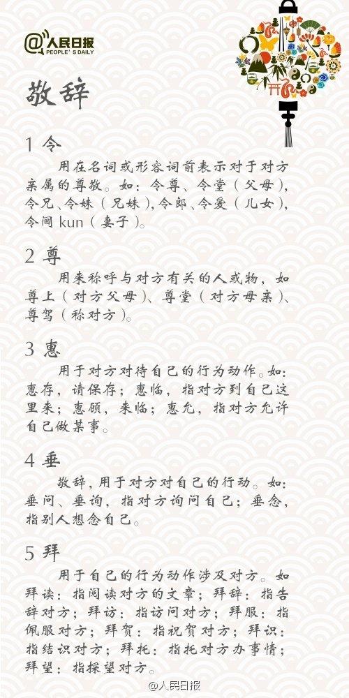 人民日报整理：中国传统说话礼仪大全，开口就看出教养，值得收藏